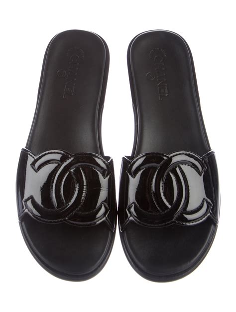 new chanel slides|Chanel slides for women.